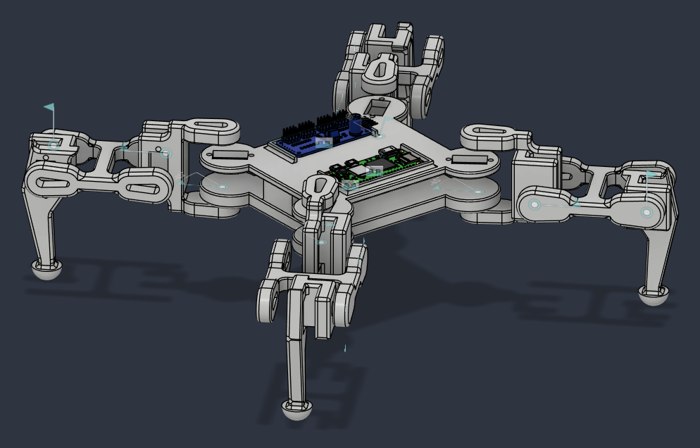 Quadruped CAD Assembly